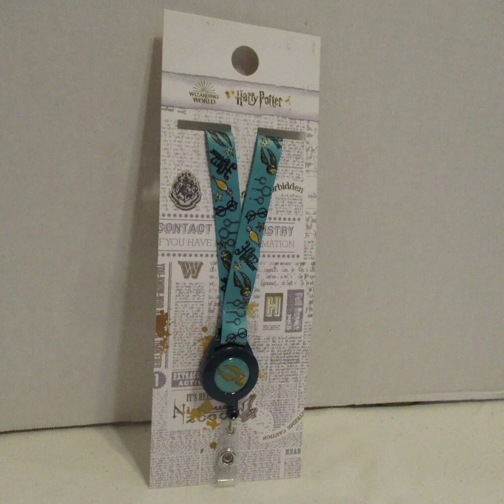 Harry Potter Lanyard NEW Wizarding World Small Black White Green Outdoor Lanyard